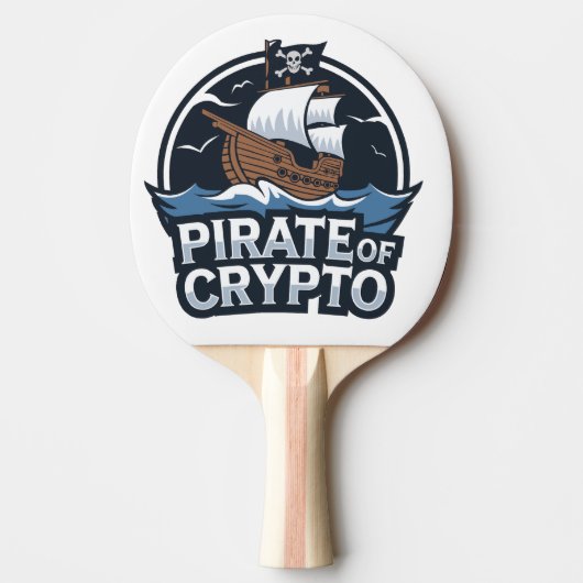 Piraat van Crypto Tafeltennisbatje (Voorkant)