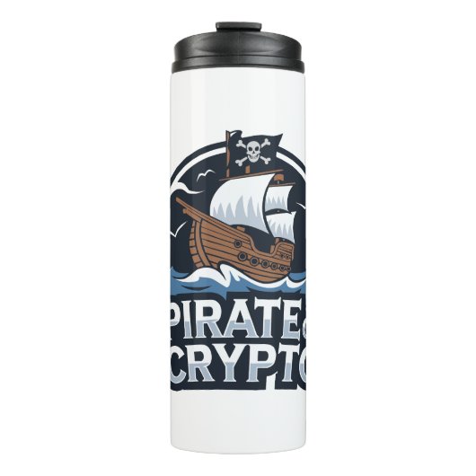 Piraat van Crypto Thermosbeker (Voorkant)