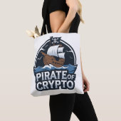 Piraat van Crypto Tote Bag (Dichtbij)