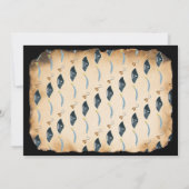 Piraat Verjaardagsfeestje Foto Bedankkaart (Achterkant)