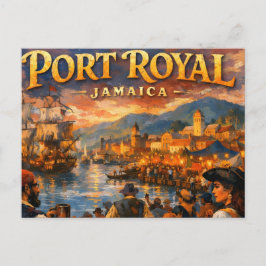 Piraat week in port royal briefkaart