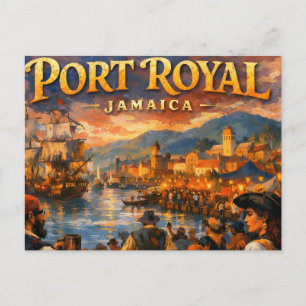 Piraat week in port royal briefkaart