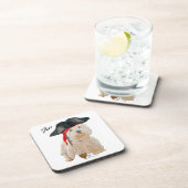Piraat Westie Bier Onderzetter (Rechterzijde)