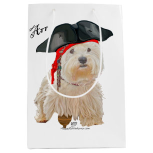 Piraat Westie Medium Cadeauzakje