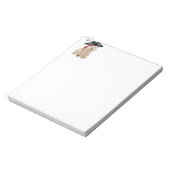 Piraat Westie Notitieblok (Linkerzijde)