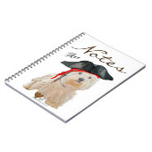 Piraat Westie Notitieboek (Linkerzijde)