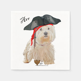 Piraat Westie Servet