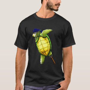 Piraat Zee Schildpad Dab Viking Nieuwigheid Hallow T-shirt