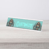 Piraat Zeemeermin Lady Thunder_Cove Bureau Naambordje (Voorkant)