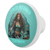 Piraat Zeemeermin Lady Thunder_Cove Keramische Knop (Rechts)