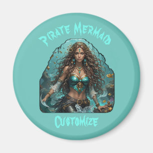 Piraat Zeemeermin Lady Thunder_Cove Magneet