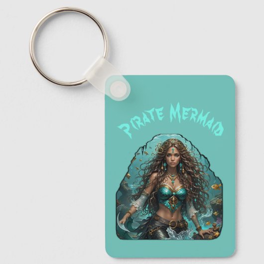 Piraat Zeemeermin Lady Thunder_Cove Sleutelhanger (Voorkant)