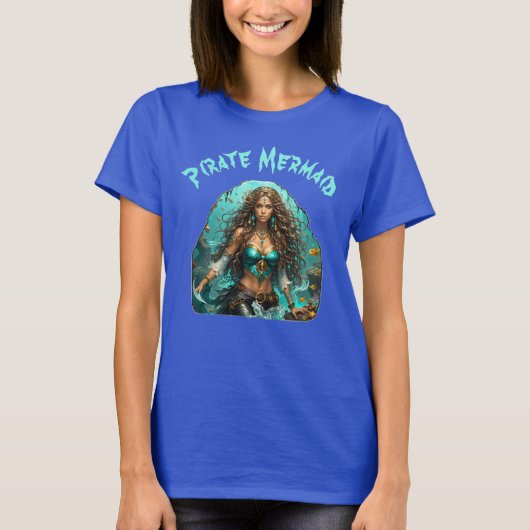 Piraat Zeemeermin Lady Thunder_Cove T-shirt (Voorkant)