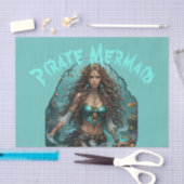 Piraat Zeemeermin Lady Thunder_Cove Tissuepapier (Craft)