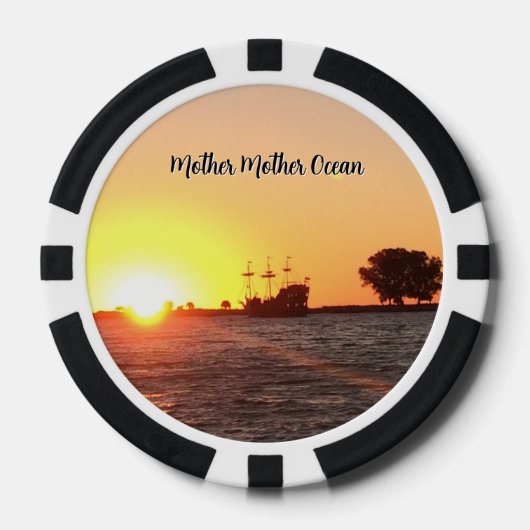 Piraat Zieltje Poker Chips (Voorkant)