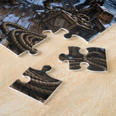 Piraatbende in de storm legpuzzel (Zijkant)