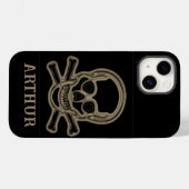 Piraatdag, gepersonaliseerd Case-Mate iPhone case (Achterkant (horizontaal))