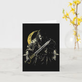 Piraatdemon met zwaard kaart (Gele Bloem)