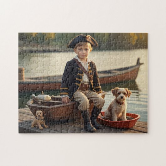 Piraatje en zijn hond legpuzzel (Horizontaal)