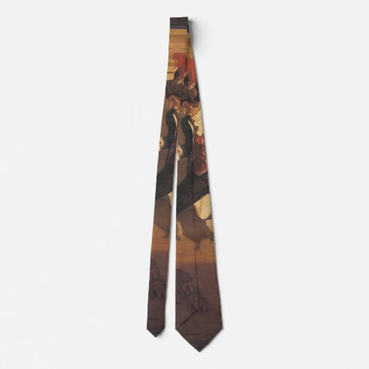  piraatkapitein, zwaardgevecht door NC Wyeth Stropdas (Achterkant)