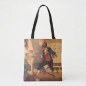  piraatkapitein, zwaardgevecht door NC Wyeth Tote Bag (Voorkant)