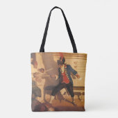  piraatkapitein, zwaardgevecht door NC Wyeth Tote Bag (Achterkant)