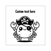 Piraatkrab Rubberstempel (Afrduk)