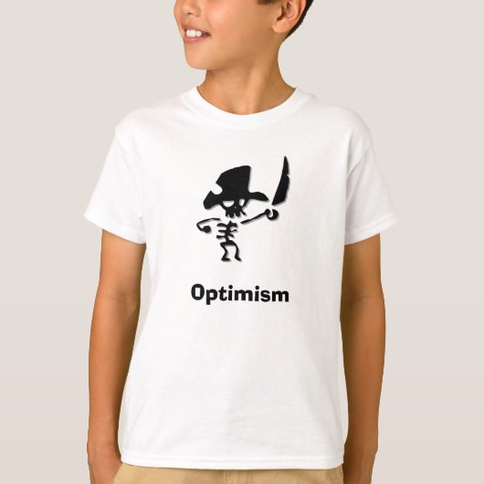 piraatoptimisme t-shirt (Voorkant)