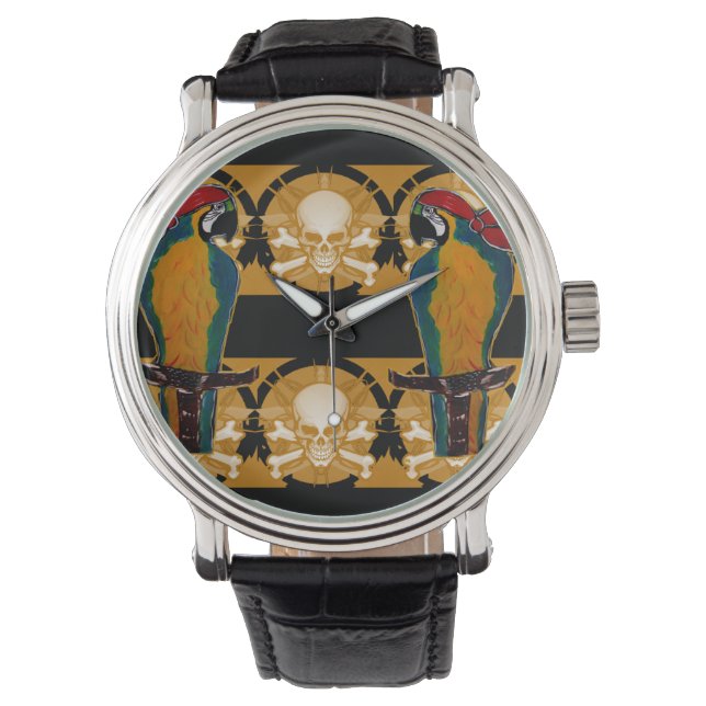 Piraatpapegaaien Horloge (Voorkant)