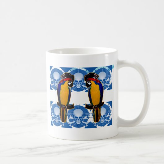 Piraatpapegaaien Koffiemok (Rechts)