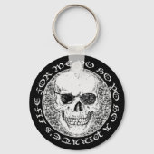 piraatschedel sleutelhanger (Voorkant)