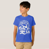 Piraatsschedel in nood t-shirt (Voorkant volledig)