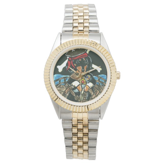 Piraatsticker Horloge (Voorkant)