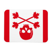 Piraatvlag van Canada Magneet (Horizontaal)