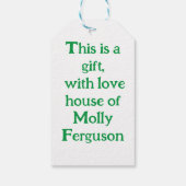 piraatvlecht cadeaulabel (Achterkant)