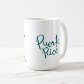 Piragua Puerto Rico Tshirt Koffiemok (Voorkant rechts)