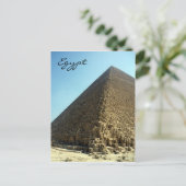piramide egypte briefkaart (Staand voorkant)