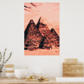 piramide egypte monumentaal poster (Keuken)