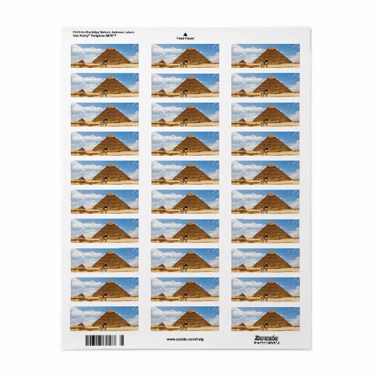 piramide etiket (Full Sheet)