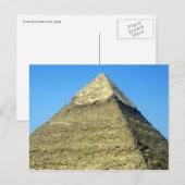 piramide khafre top briefkaart (Voorkant / Achterkant)