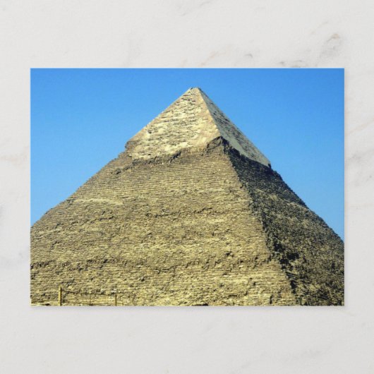 piramide khafre top briefkaart (Voorkant)