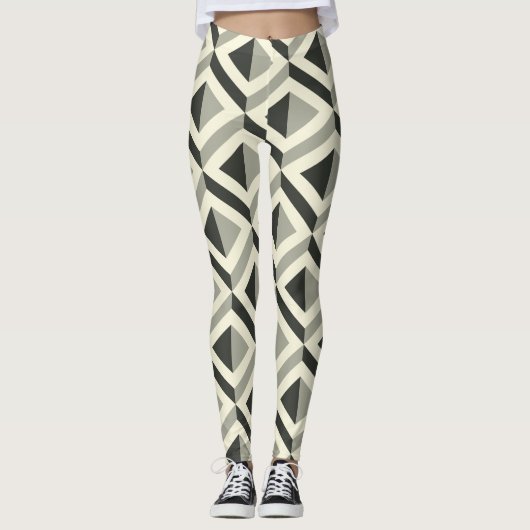 Piramide kubus Leggings (Voorkant)