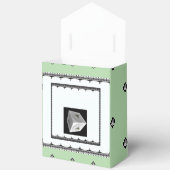 Piramide Kubus Zwart Wit Mint Groen Bedankdoosjes (Open)