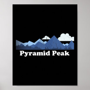Piramide Piek Bygger New York Ny Klimmen Wandelen  Poster