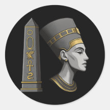 Piramide Queen Sticker - Egyptisch Viny