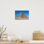 Piramide van Cheops - Caïro, Egypte Poster (Keuken)