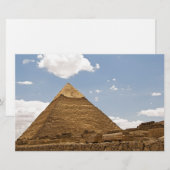 Piramide van de Farao Briefpapier (Voorkant / Achterkant)