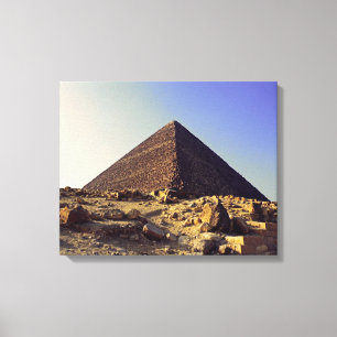 Piramide van de Farao Canvas Afdruk