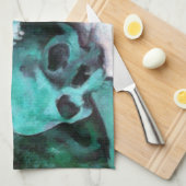 Piramide van de huid na Cezanne Theedoek (Quarter Fold)