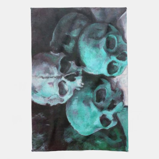 Piramide van de huid na Cezanne Theedoek (Verticaal)